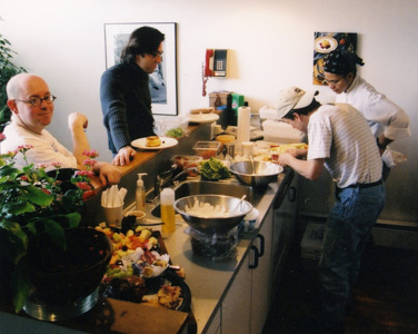 Kitchen getting a work out