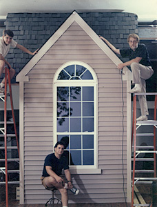 Bob with assistants, Joe Labolito and Kevan Emmott